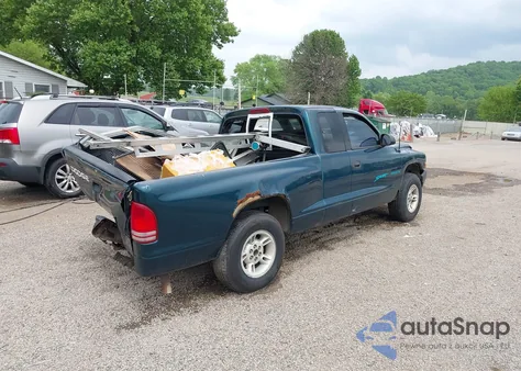 1998 Dodge Dakota Slt/Sport из США, поврежденный, VIN 1B7GL22Y5WS694671